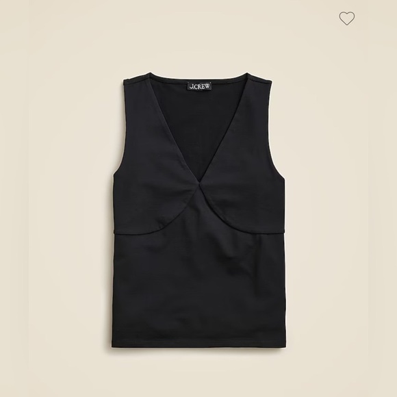 J.Crew Tops - NWT J. Crew Stretch cotton-blend V-neck top